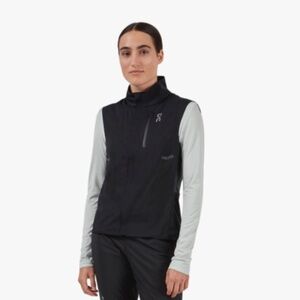 On Running Black Weather Vest Size XL